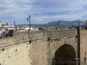 Bron över ravinen i Ronda