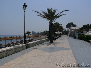 Strandpromenaden i San Pedro de Alcantara 