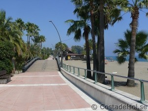 Strandpromenaden i Estepona 